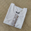 Women 3 pieces Kurti Pant Shawl Set White