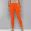 Women Lycra leggings Ankle length Orange 01