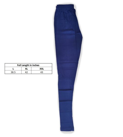 Women Cotton Churidar Leggings Full Length Navy