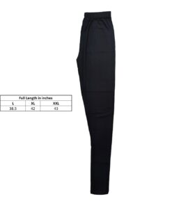 Women Cotton Chudithar Leggings Full Length Black