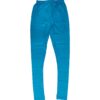 Women Cotton Churidar Leggings Full Length Turquoise