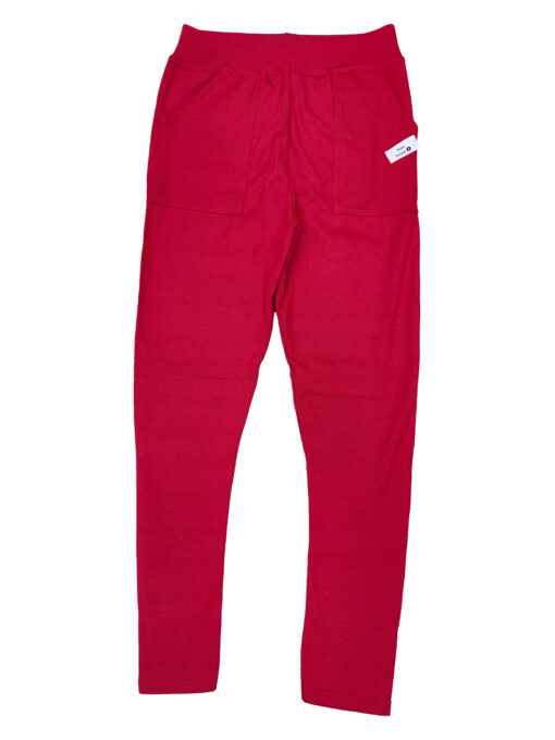 RED - PLAIN-Jeggings